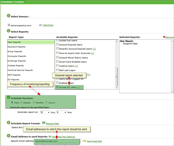 active directory nested group scheduler
