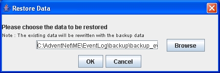 Restore data