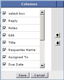 Request Column List