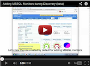 Adding MSSQL Monitors during Discovery