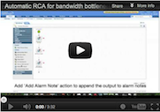 Root cause analysis for bandwidth bottlenecks