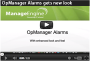 OpManager Alarms gets new look