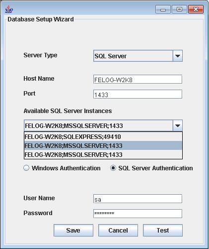 SQL Server Authentication